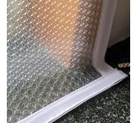 Weatherproofing Bubble Wrap Insulation Thermal Film Window Against Hot Indoor Keep Cold Out Storm Warm in Winter and Cool in Summer,50-130cm(50x100cm(20x39in))