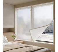 Weatherproofing Window Insulation Kit for Winter,Thermal Insulated Curtain,Winter Plastic Thermo Cover Window Insulating Film,Draught Excluder,Dust Proof,Custom,80-150cm(150x200cm(59x79in))