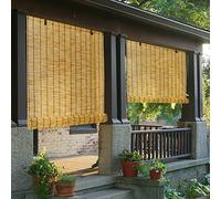 WeatherResistant Outdoor Roller es Veal Sun Protect Blinds Natural Outdoor ains Window & Balcony nings for Effective Sune and Privacy
