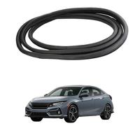 Weatherstrip for Civic Hatchback 2021 OE: 72855/72815-TGG-A01 72355/72315-TET-H01, Car Door Protector Against Scratches Rubber Sealing Strip Edge Guard Accessories,Full Set of Four Pieces