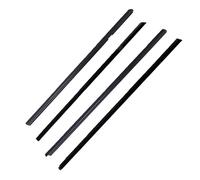 Weatherstrip Seal Belt 4PCS Outer Window Rubber Weatherstrip Door Sealing Belt Moulding Trim For Insight 2010-2014
