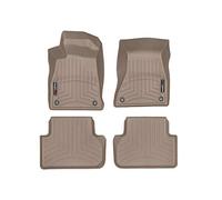 WeatherTech Custom Fit FloorLiners for Audi A4, S5, A5-1st & 2nd Row (459371-459073), Tan