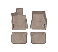 WeatherTech Custom Fit FloorLiners for BMW Alpina B8 Gran Coupe, M8 Competition, M850i - 1st & 2nd Row (451512-1-3), Tan
