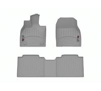 WeatherTech Custom Fit FloorLiners for Toyota bZ4X, Solterra, bz - 1st & 2nd Row (461798-1-2), Grey
