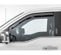 WeatherTech Custom Fit Side Window Deflectors for Ford F-150, Super Duty - (801025IMB), Matte Black