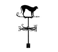 Weathervane Animal Dog Shape Ornament Wind Vane with Roof Mount Direction Creative Home Decor for Outdoor Farmhouse Yard Garden Gazebo, Greyhound