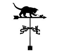 Weathervane Cast Iron Weather Vane with Roof Mounted Garden Metal Wind Direction Indicator Decorations Measuring Tool for Outdoor Roof Farm Yard