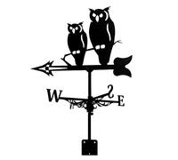 Weathervane Farm Stainless Steel Home Weather Vane Wind Direction Indicator Garden Measuring Tools Wind Vane for Construction Outdoor Animal Holder Decorative