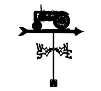 Weathervane Farmhouse Weather Vane Roof Mount,Wind Direction Indicator Kit Outdoor Metal Bracket Wind Vane Weathercock with Animal Ornament for Garden Decor