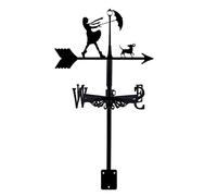Weathervane for Roof Creative Beauty in The Rain Weather Vanes Wind Direction Indicator for Outdoor Garden Farm Yard