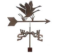 Weathervane Measuring Tool Weather Vane Stainless Steel Weathercock Direction Indicator for Garden Patio Yard Ornament Decoration
