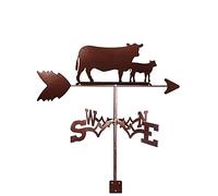 Weathervane Measuring Tool Weather Vane Stainless Steel Weathercock Direction Indicator for Garden Patio Yard Ornament Decoration