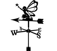 Weathervane Metal Weather Vane Stainless Steel Measuring Tool Ground Stake For Roofs Wind Direction Indicator