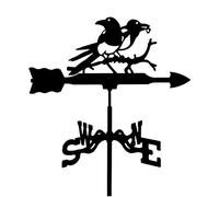 Weathervane,Metal Weather Vane Weathervane Retro Weather Vane Decorative Garden Wind Vane Direction Indicator for Farm Yard Garden Gazebo Decorations(Bird)