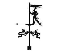 Weathervane Ornament, Garden Weather Vane Wind Direction Indicator Professional Measuring Tool Outdoor Garden Yard, Wind Vane Weathercock Easy to Assemble
