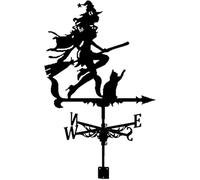 Weathervane Roof Mount for Outdoor Garden, Retro Durable Design, Wind Direction Indicator for Farmyard and Garden Decoration