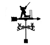 Weathervane Stainless Steel Weather Vane Durable Retro Farm Scene Wind Direction Indicator Garden Stake Measuring Tools