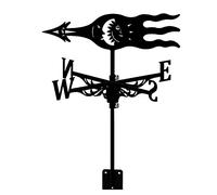 Weathervane Stainless Steel Weather Vane for Garden Retro Wind Vane Creative Arrow Wind Direction Indicator Garden Stake for Yard Cupolas Farm Sheds Measuring Tool