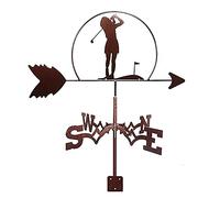 Weathervane Stainless Steel Weather Vane for Retro Wind Vane Creative Garden Stake Wind Direction Indicator for Yard Cupolas Farm Sheds Measuring Tool