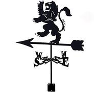 Weathervane Weather Vane Stainless Steel Wind Direction Indicator Scene Garden Weathercock Measuring Tools with Mounting Bracket