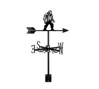 Weathervane with Roof Mount Direction Creative Monster Shape Ornament Wind Vane for Outdoor Farmhouse Yard Garden Gazebo, Sasquatch (Sasquatch)