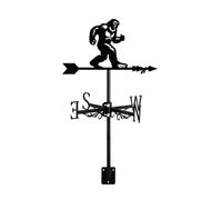 Weathervane with Roof Mount Direction Creative Monster Shape Ornament Wind Vane for Outdoor Farmhouse Yard Garden Gazebo, Sasquatch (Bigfoot)