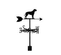 Weathervanes Cast Iron Dog Vanes Direction Indicator with Roof Mount, Metal Sculptures Decorations for Outdoor Garden Farm Yard Houses Patio Lawns,Havanese Dog