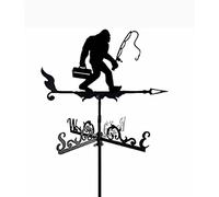 weathervanes for Roofs,Blacksmith Weather Vane,Outdoor Wind Direction Indicators,Roof,Garden,Mountain,Courtyard Decor Cast Iron Farm Wind Vane(Motorcycle Weather Vane)