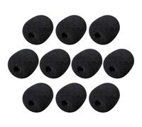 Weatwo Headset Microphone Windscreen Foam Covers for Gaming Office, 10 Pack