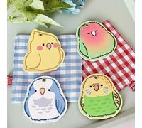 WEAUSUP Tracker Tag Holder Case with Keychain, Anti-Scratch Protection of Tracker Tags，Cute Birds Shapes Designed for Birds Lovers