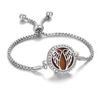 WEAV New Tree Of Life Aromatherapy Bracelet Threads Rotate Open Locket Bracelets Aroma Perfume Essential Oil Diffuser Bracelet