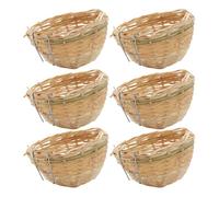 Weave Bird Nest, Weave Hummingbird House, Outdoor 6X Bird Shop - Folding 6pcs Clatter, Yan Zhu, Yuan Zhu, Agricultural Turtle House Decoration, Breeding Bed Accessories, Entrance