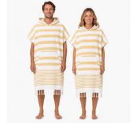Weave Essentials Hamam Poncho Towel - Hooded Changing Robe with Pocket, 100% Cotton Turkish Style Fringed Beach Poncho, Quick Dry & Lightweight, 150x90cm (Soft Yellow)