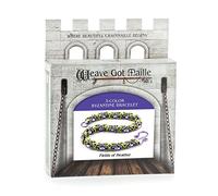 Weave Got Maille 3-Color Byzantine Chain Maille Bracelet Kit, Field of Heather