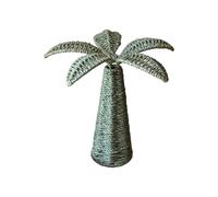 Weave Palm Tree Tabletop Decor, Space-Saving Design, 28 X 25 Cm, Coco-nut Tree Centerpiece, Artificial Woven Palm Trees Decor, Versatile Decoration, For Bedside Dining Table Bedroom