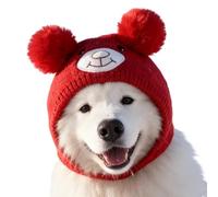 Weave Thicken Dog Hat Holiday Knitted Pet Friendly Head Gear Suitable for Delicate Coat Puppies Acrylic Dog