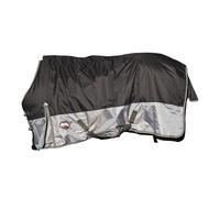 Weaver Equine 600D Premium Turnout Horse Rain Sheet, Breathable Waterproof Horse Turnout Sheet, Multi-Purpose Protective Equestrian Gear, 81", Black