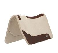 Weaver Equine Contoured Steam Pressd Saddle Pad, Natural