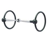 Weaver Leather 5" Sweet Iron Snaffle Bit with Copper Inlay and 3" O-Rings