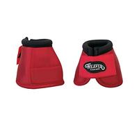 Weaver Leather Ballistic No-Turn Bell Boots, Red, Medium