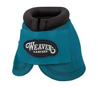 Weaver Leather Ballistic No-Turn Bell Boots, Turquoise, Large