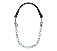 Weaver Leather Brahma Webb Goat Collar, Nickel Plated Chain, black 24 Inch