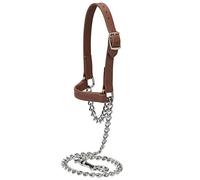 Weaver Leather Brahma Webb ® Goat Halter, Medium, Brown