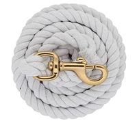 Weaver Leather Color Cotton Lead Rope with Brass Plated 225 Snap, White
