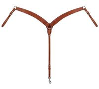 Weaver Leather Contoured Breast Collar, Canyon Rose