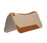 Weaver Leather Contoured Wool Blend Felt Saddle Pad, 33" x 32", Tan