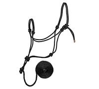 Weaver Leather Diamond Braid Rope Halter and Lead, Black