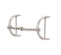 Weaver Leather Gag Bit, Twisted Mouth, Steel, 5"