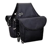 Weaver Leather Insulated Nylon Saddle Bag, Black, 9 3/4" X 11 1/2" X 4 1/2"