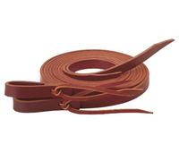 Weaver Leather Latigo Split Reins with Water Tie Ends, Burgundy, 1/2" x 8'